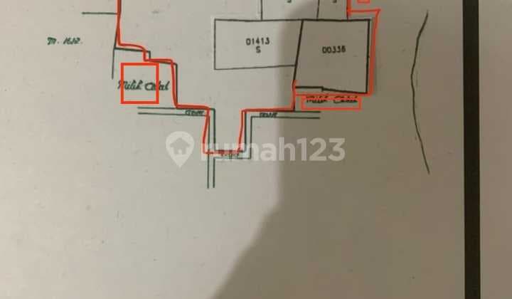 Tanah Murah Bagus Strategis Luas 1826 M2 SHM di Peta