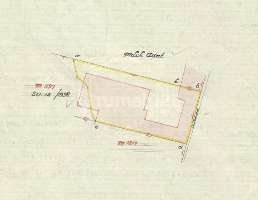 Ruang Usaha Murah Bagus Luas 768 M2 SHM Mainroad Jalan Pahlawan