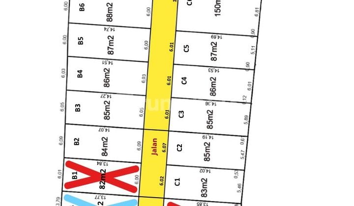 Dijual Tanah Kapling Murah Lingkungan Perumahan Peguyangan Denpasar Utara.