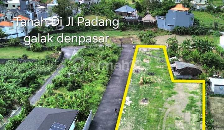 For Sale: Villa Lot Land on Jalan Padang Galak, Sanur, Bali.