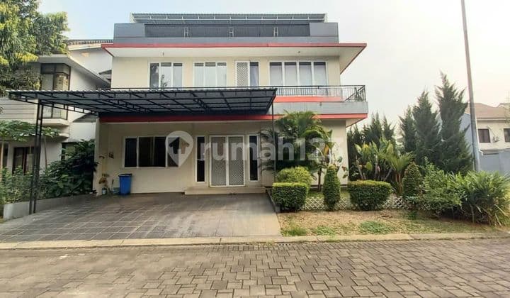 Rumah Bsd Foresta Hoek 3 Lantai Fully Furnished Bangun Mandiri Lingkungan Asrisiap Huni Masih Baru