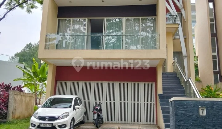 Ready-to-Occupy Modern House with Mountain View, Near Toll Gate in River View Cluster, Sentul City, Bogor