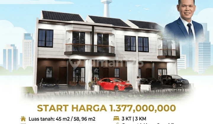 Rumah Baru Cantik di Pisangan Baru. Matraman Jakarta Timur
