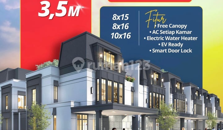 Altadena Residence Rumah Bergaya Paris Konsep Attic