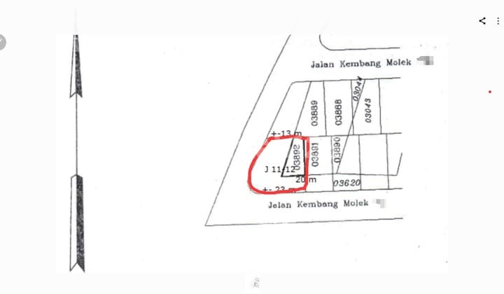 For Sale 2 Adjacent Plots Kembang Molek Puri