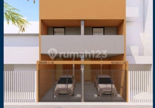 Tanjung Duren, New 3-Story House Size 3.5 X 12, 2-Car Road