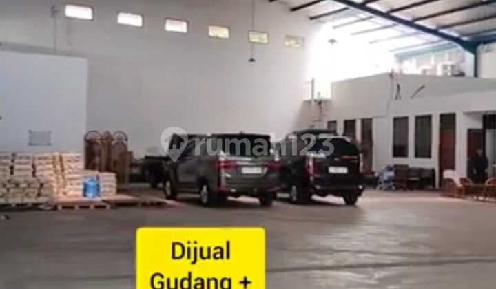 Gudang + 7 Ruang Kantor Dijual di Mainroad Kopo Bandung Dekat Tol