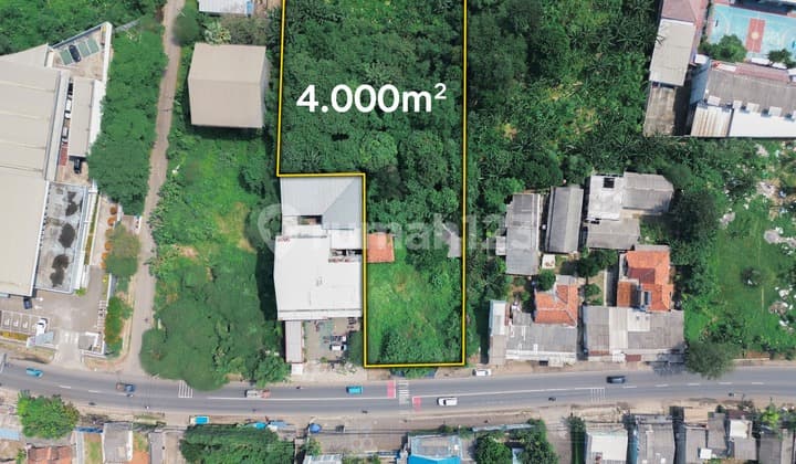 Turun Harga !! Kavling 4000M² di Narogong Raya, Dekat Akses Toll