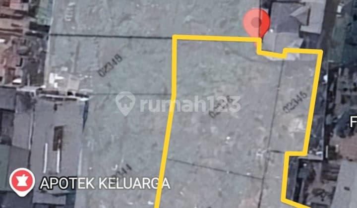 Kavling Zonasi Komersial 5.823 m2 SHM Nempel Bank BCA Jln Raya Kamal akses JORR Cengkareng