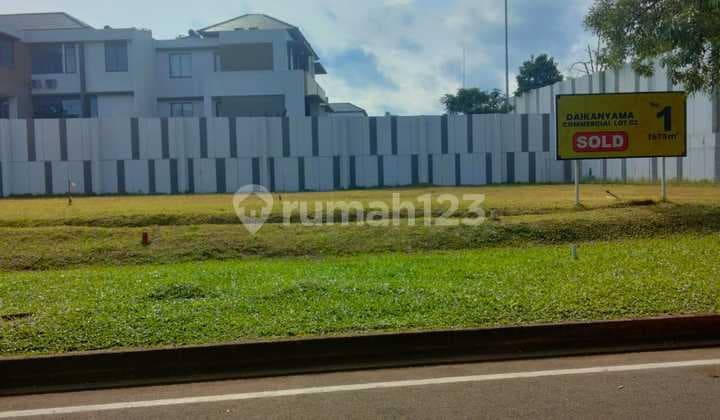 DISEWAKAN KAVLING KOMERSIAL DAIKANYAMA ZORA - BSD AREA KOMERSIAL