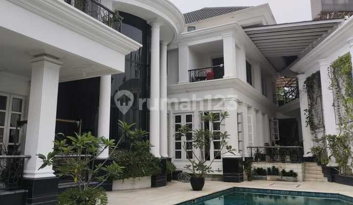 Dijual Mansion 2 Lt Mewah Besar Bagus Rapi + Full Furnished di Villa Cinere Mas, Jakarta Selatan