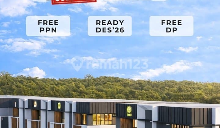 Cheapest Shop-House in BSD City Akasa Promenade By Sinarmasland 1.4 Million KPR 0% Down Payment