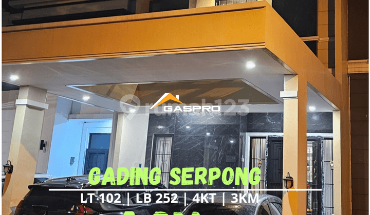 Dijual Rumah Brand New Bangunan Mandiri 3Lantai di Cluster Memaggio Village