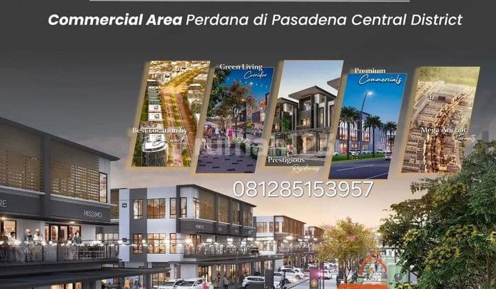 Sempurna! commercial Terbaru Paramount Land Gading Serpong Ruko PASADENA SQUARE