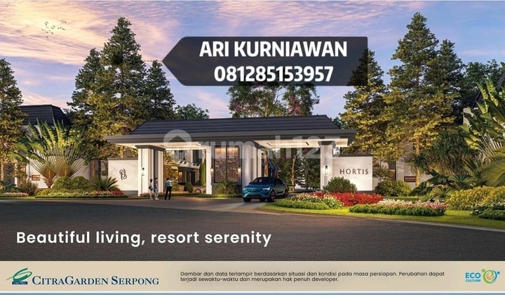 New Launch Citragarden Serpongby Ciputra Development Cluster Hortis*