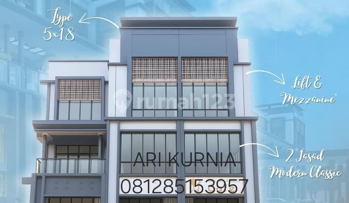 Grand Aniva Studio Loft Gading Serpong 5X18 4Lt Luxury Commercial