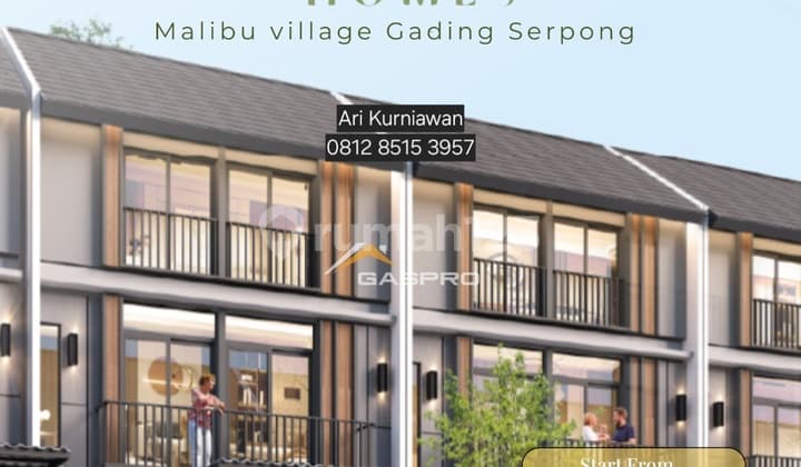 Anza Homes At Malibu Village Rumah 3Lantai Termurah di Gading Serpong