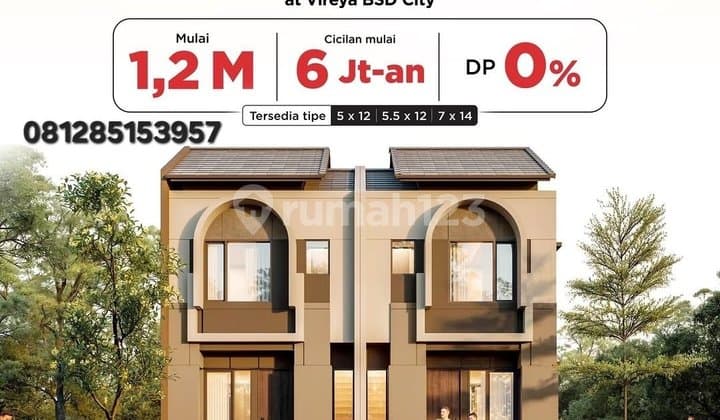 New Cluster Vyorelle At Vireya BSD City 1,2BR Installments Starting from 6 Million IDR 0% Down Payment