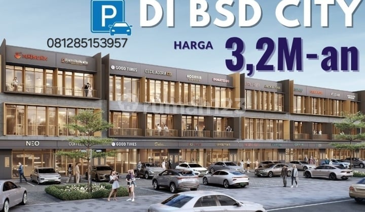 Ruko 3Lantai 3,2M Hadap Boulevard Row 30 Kapan Lagi? The Exquis Ruko Terbaru di Bsd City