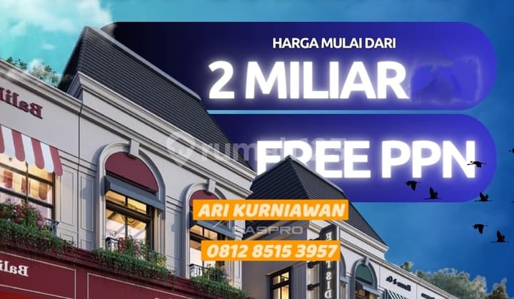 Ruko La Madeleine Boulevard Citragarden Serpong 20unit 1,9man