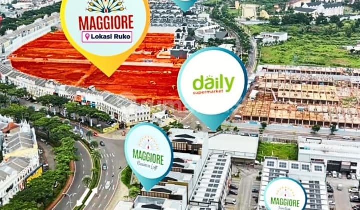 Ruko di Gading Serpong 3,4Man Maggiore Signature West ! No 1 Area Commercial
