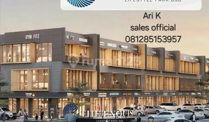 Ruko Exquis Bsd City Semua Unit Hadap Jalan Boulevard Free Dp 10%