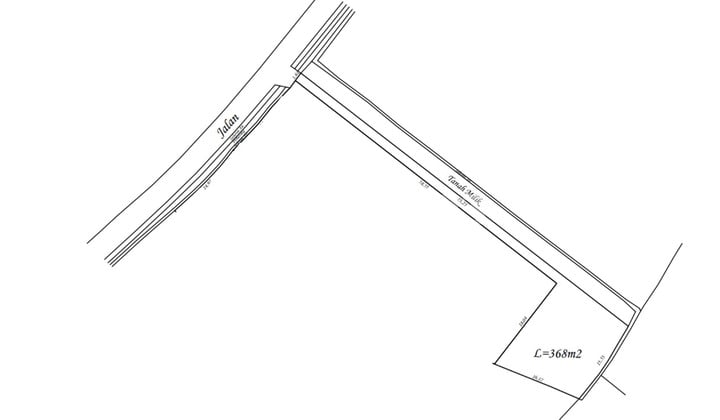 Tanah Luas Dekat Pantai Zona Pariwisata di Pantai Nyanyi Bali