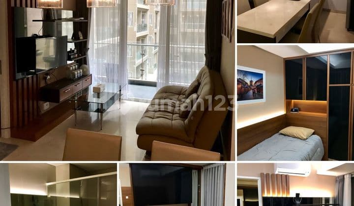 For Rent: Beautiful, Luxurious, Well-Maintained Apartment Ready to Occupy, Fully Furnished, 2 BR Type, Tower A, 5th Floor, Balcony Facing Garden at Landmark Residence Bandung