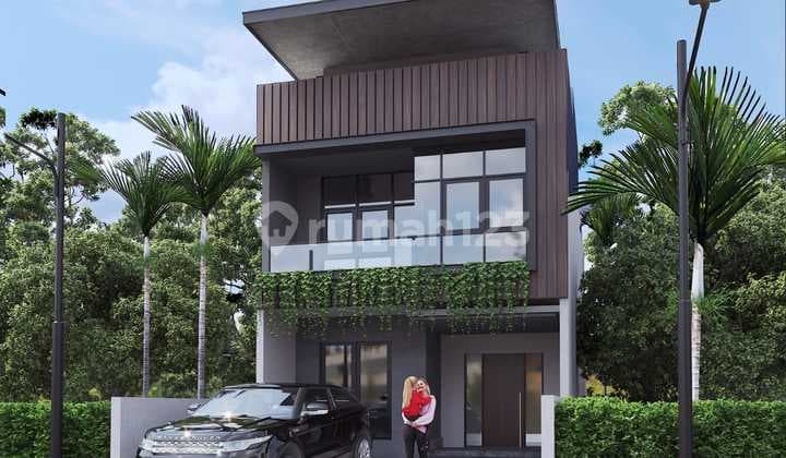 Dijual Rumah Baru Modern Tropical House Cantik Lux Bagus Terawat One Gate System Ada Balcony di Mekarwangi Bandung