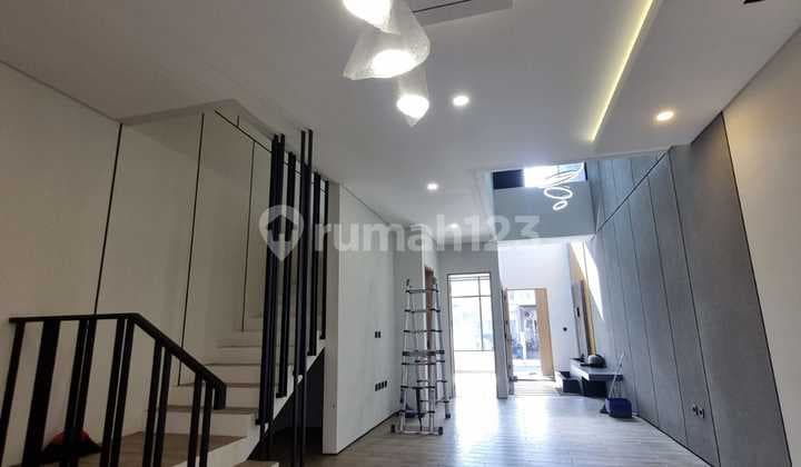 For Sale New Modern Minimalist Breathable House Scandinavian Japanese Style Well-Maintained Ready to Occupy 2 Floors in Mekarwangi