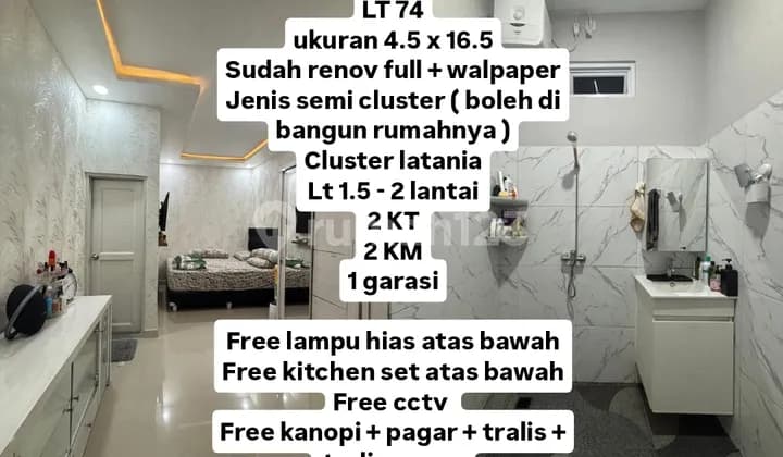 Dijual Rumah Cakep Murah 2 Lantai Siap Huni Butuh Segera