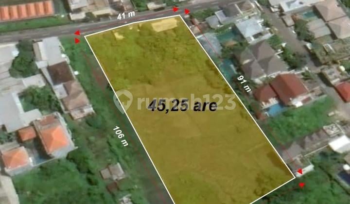 For Sale Investment Land in Bali Near Canggu Tourist Area, Ready to Develop, Can Be Rented.