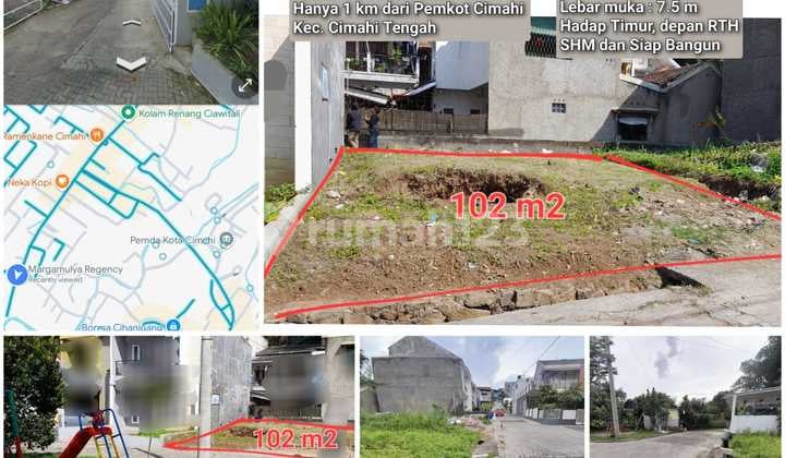 Dijual Tanah Shm Siap Bangun Di Cimahi Tengah