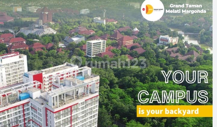 Apartments for Sale at Taman Melati Margonda, Depok, Starting from Rp 650 Million to Rp 1.5 Billion, Negotiable, 99% Occupied by UI (Universitas Indonesia) Students.