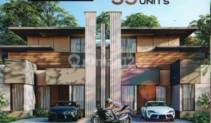 Rumah Berkonsep Mezzanine Modern Dijual di Jl. Sm Amin Pekanbaru