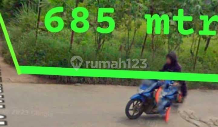 Dijual Tanah di Setu Bekasi SHM 685M2 Jalan Ramai 24 Jam Hoek