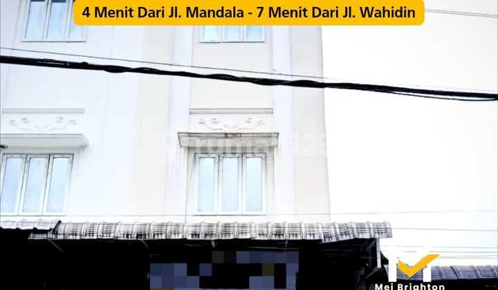 For Sale: 4-Story Shop House on JL Intisari Mandala (7 Minutes from Jl Wahidin)