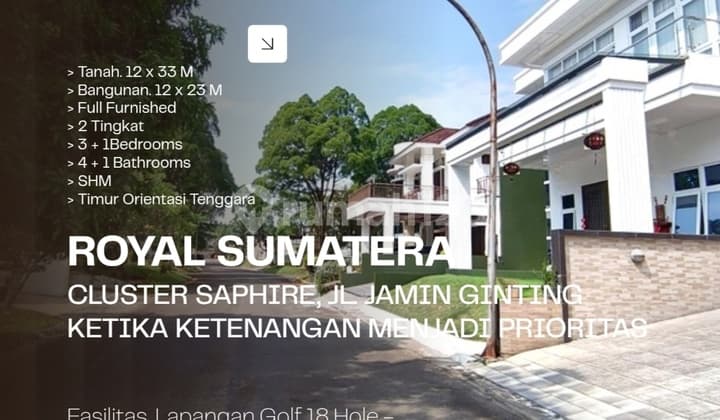 Royal Complex Housing, Sumatra, 12 Meters Wide, Fully Furnished