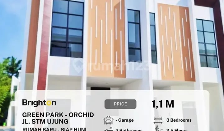 Ready Stock Baru Siap Huni Perumahan Green Park Jalan Stm Ujung