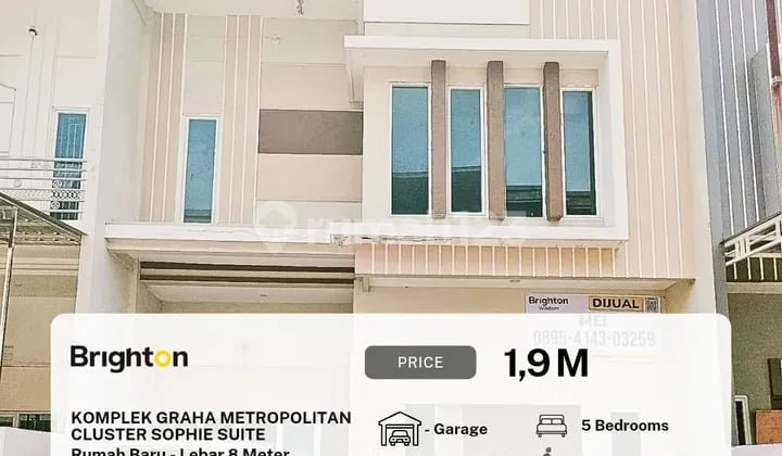 Rumah Baru Lebar 8 Mtr Grahametropolitan View Idaman Lapangangolf