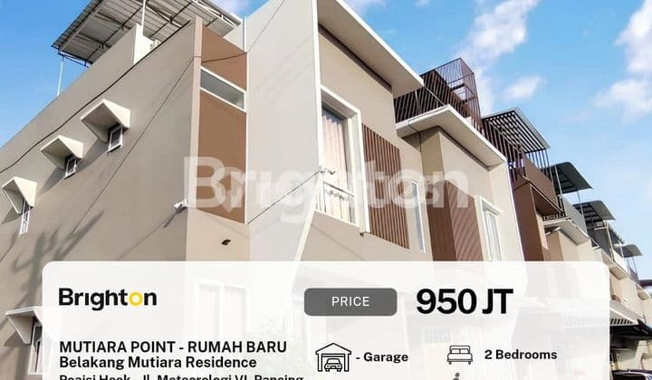 Rumah Baru Komplek Mutiarapoint Blkg Mutiara Residence 850 Mr I