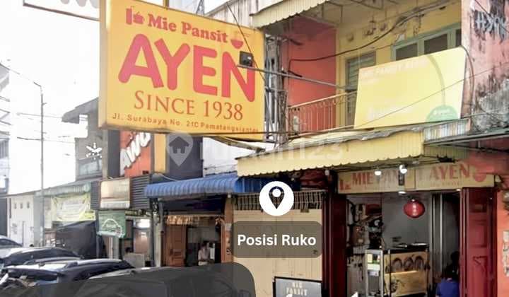 Ruko Bisnis Jalan Surabaya Pematang Siantar lokasi strategis
