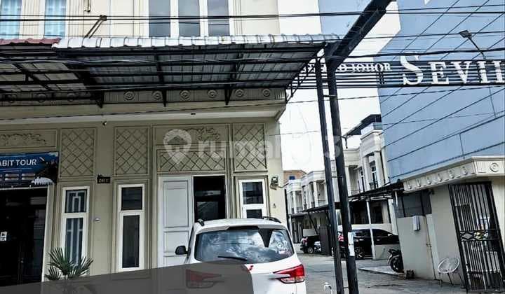 Ruko Hook/Sudut Space Parkir Depan+Canopy Jl.eka Warni Johor