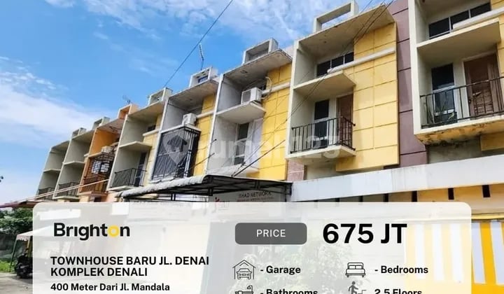 Town House Baru-JL. Denai Komplek Denali -400 M Dari Jl.Mandala