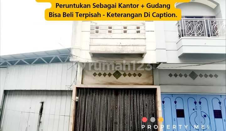 Ruko (Kantor)+ Gudang (U/Stock)-Komplek AH.Nasution-Lebar 12 Mtr