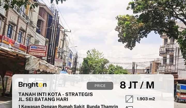 Tanah Panjang 102,5 Lokasi Intikota Medan Jl.sei Batang Hari