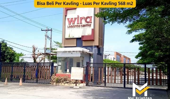 Dijual Tanah Kavling Gandeng 3 Komplek Pergudangan Wira Logisti