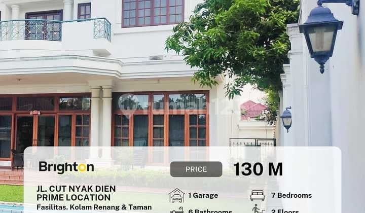 Rumah Luas Tanah 1.600 M² Jl.xut Nyak Dien Prime Location