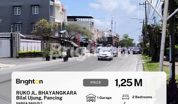 Ruko Jl. Bhayangkara-Bilal UjungLokasi Strategis Cocok Utk Usaha
