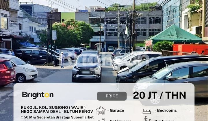 Ruko Jalan Kol Sugiono Ato Mangkubumi Harga Sewa Hitung Tanah Aja